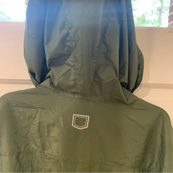 SCOTTeVEST Tec Hooded Windbreaker Jacket Mens XXXL Olive Green Zip Up Travel - Picture 7 of 14